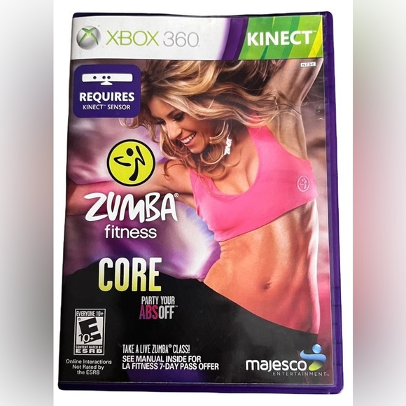 X-Box 360 Kinect Zumba Fitness / Core - Picture 1 of 4